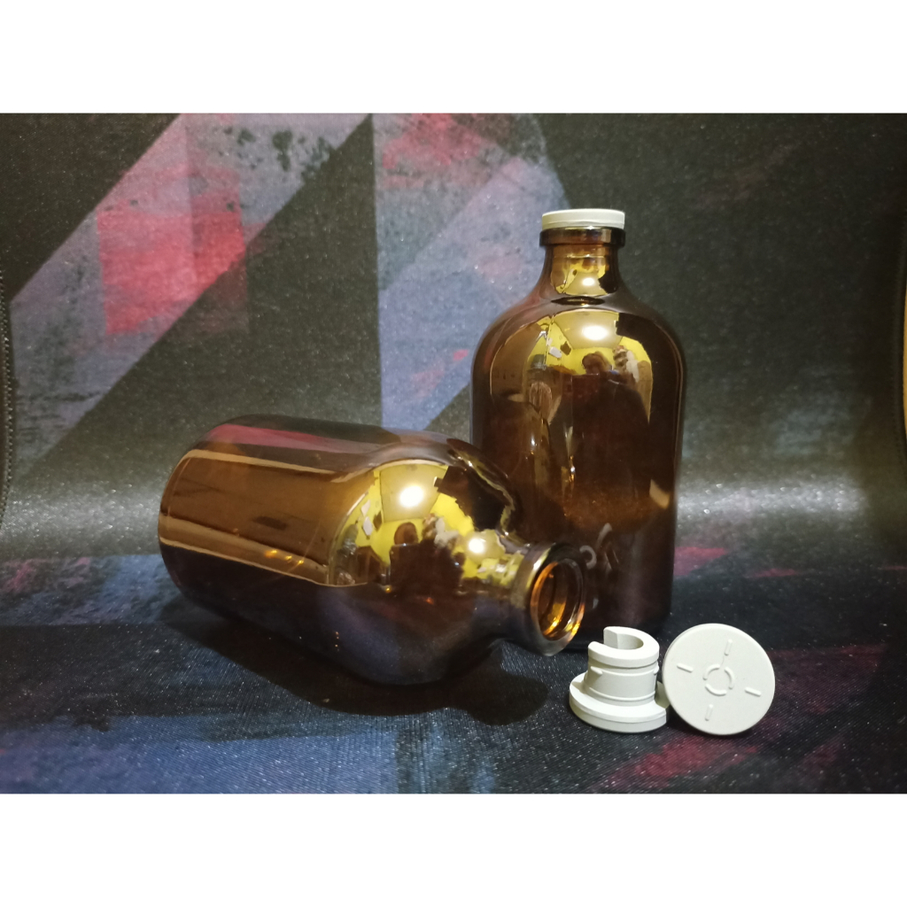 Botol Vial Coklat 100ML / Amber Vial 100 ML