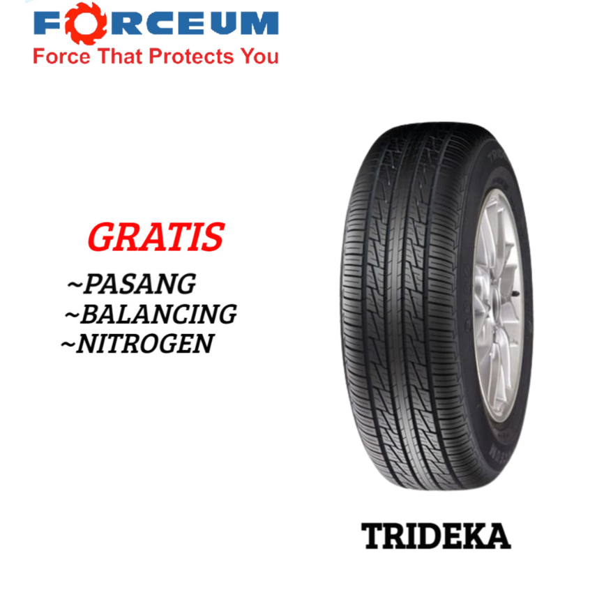 Ban Tubeles Oem Karimun FORCEUM TRIDEKA 165 65 R13 Ban Mobil Velg Ring 13