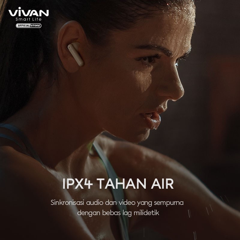 VIVAN GT2 TWS Wireless Earphone Airbuds Infinity BT 5.3 Playtime 40H ORIGINAL Infinity GT2 TRUE WIRELESS EARBUDS Bluetooth  5.3