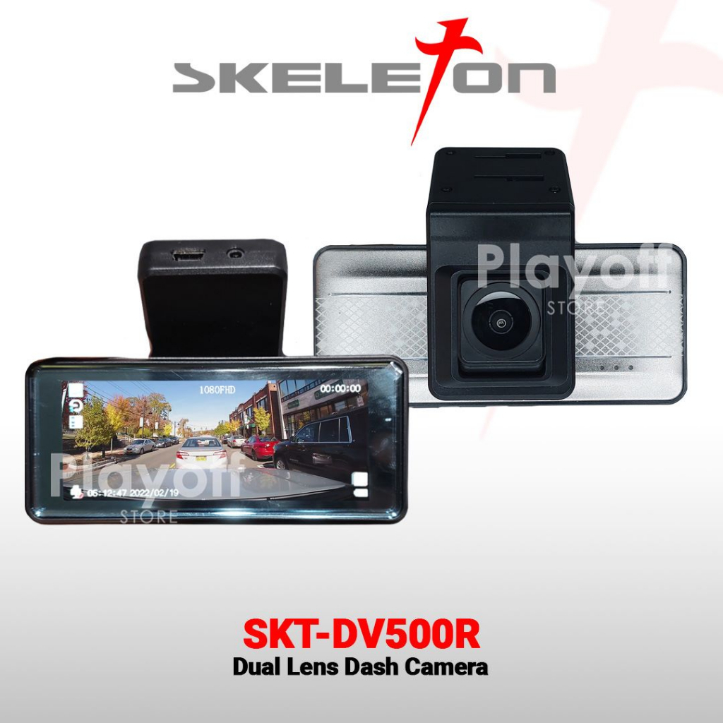 Skeleton Kamera Car Rear View Mirror Driving Video Recording - SKT-DV500R