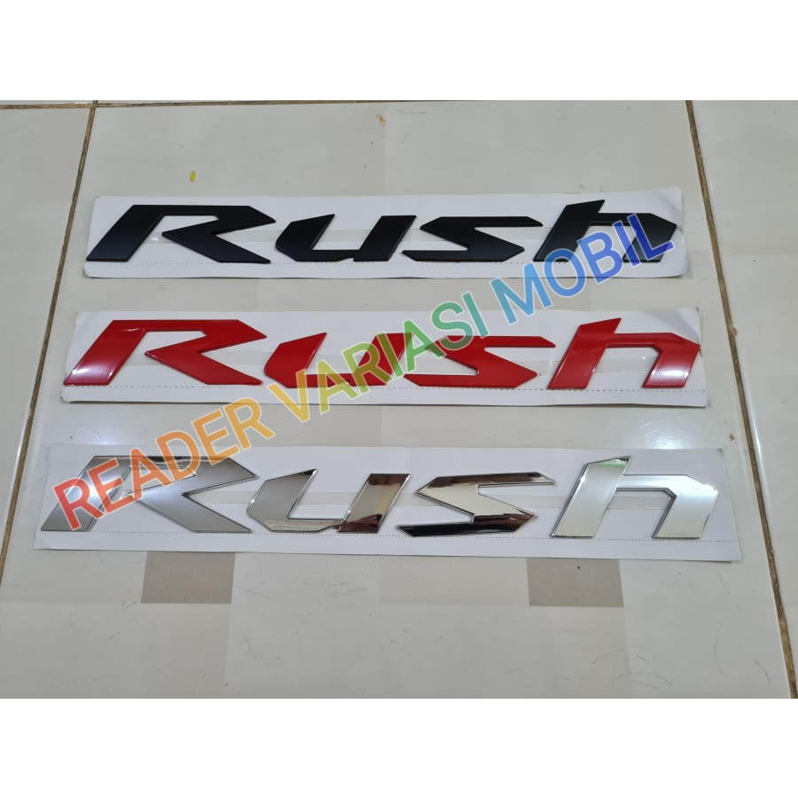 Emblem / Logo / Tulisan Kap Mesin Toyota Rush Good Quality