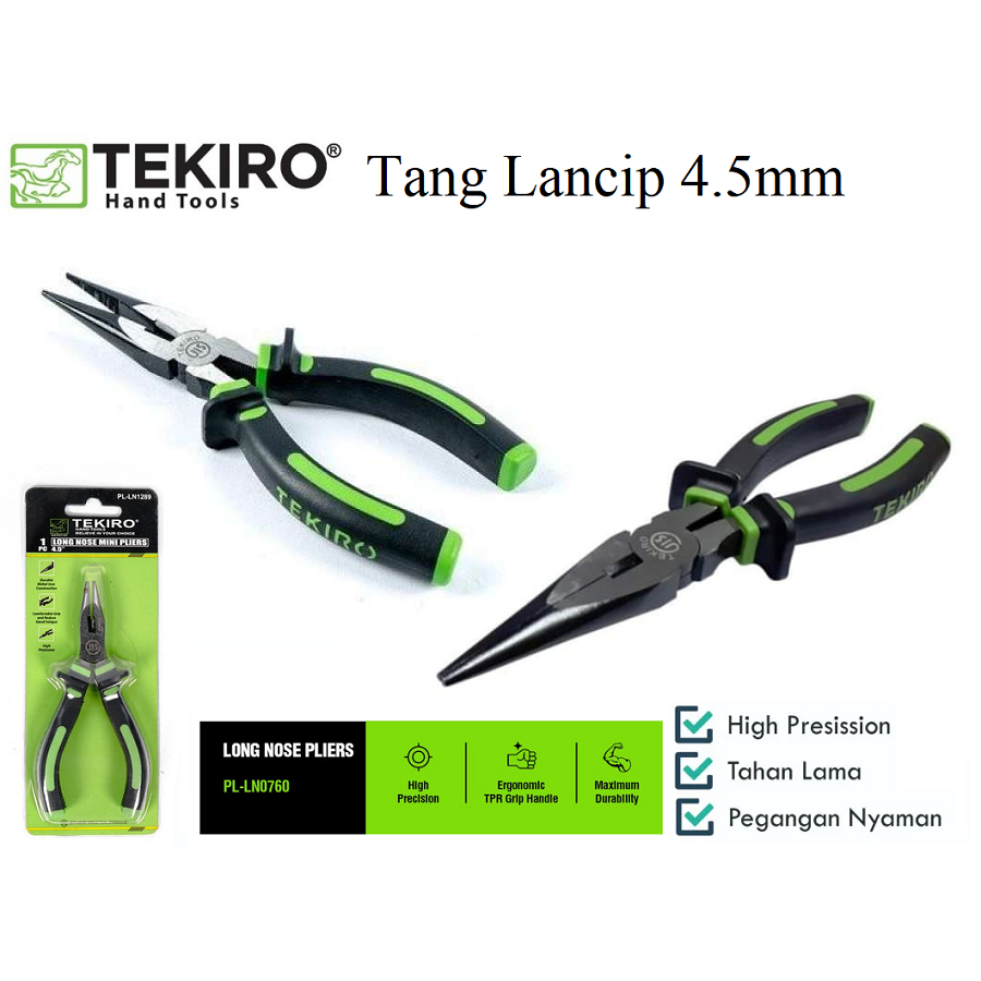 TEKIRO Tang Lancip Mini 4.5&quot; 4,5 Inch Long Noise Pliers / Tang Lancip Mini 4.5&quot; Inch