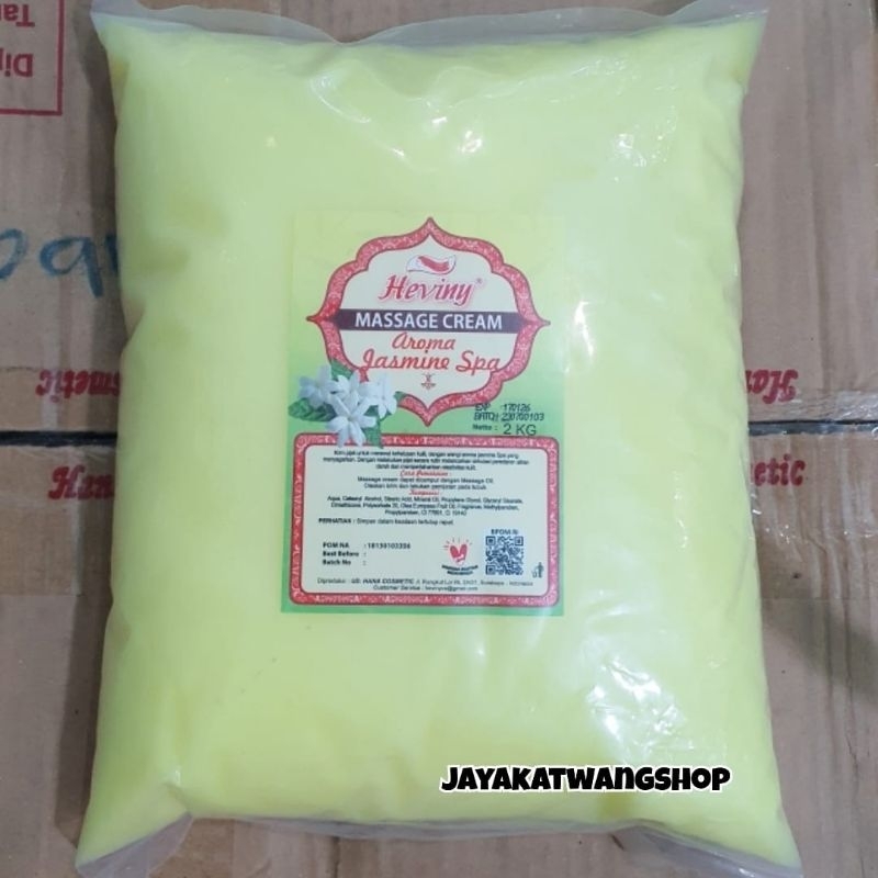 HEVINY Massage Cream Kemasan Isi 2 KG | Krim Pijat