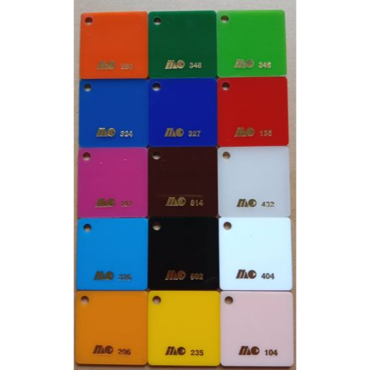 

acrylic/akrilik lembaran 2mm A5/warna solid