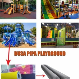 Cover Busa Pipa Playground 2M Pelindung Furniture - Busa Pelapis Tiang