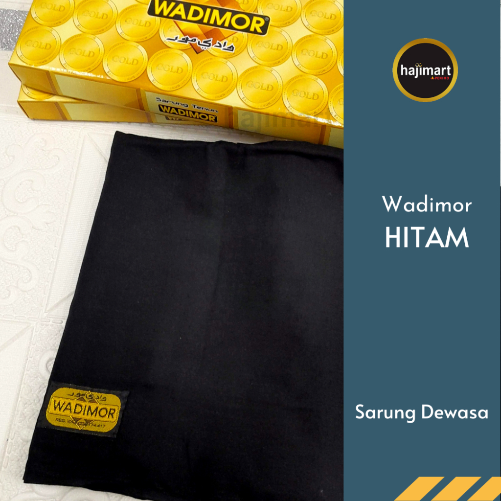 SARUNG WADIMOR HITAM / SARUNG WADIMOR PUTIH / SARUNG WADIMOR POLOS