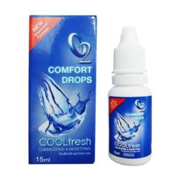 Cairan Softlens O2 Comfort Drops Cool Fresh 15ml