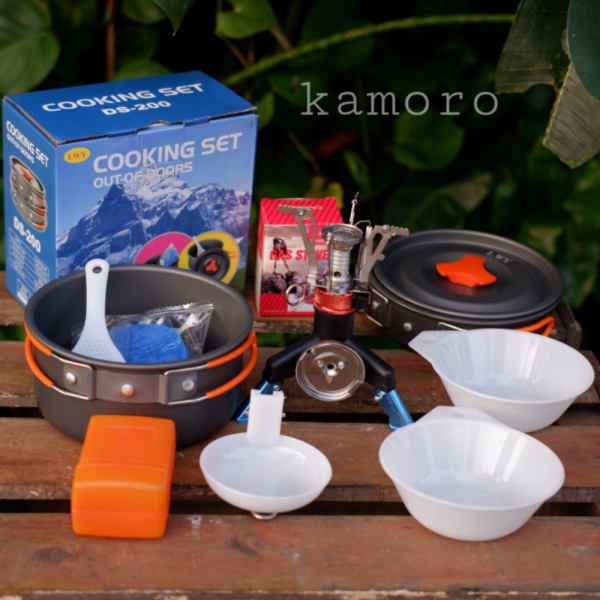 

Promo Paket Cooking Set DS 200 Plus Kompor Lipat Ultralight Merk Campsor Berkualitas