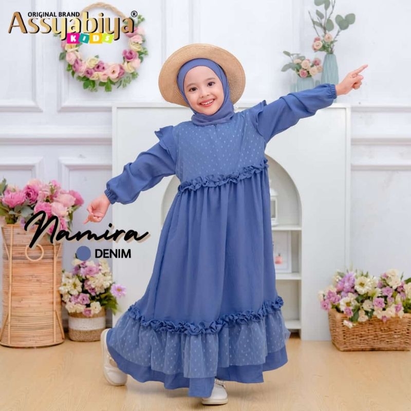 GAMIS ANAK ORI ASSYABIYA kids, NAMIRA  SERIES