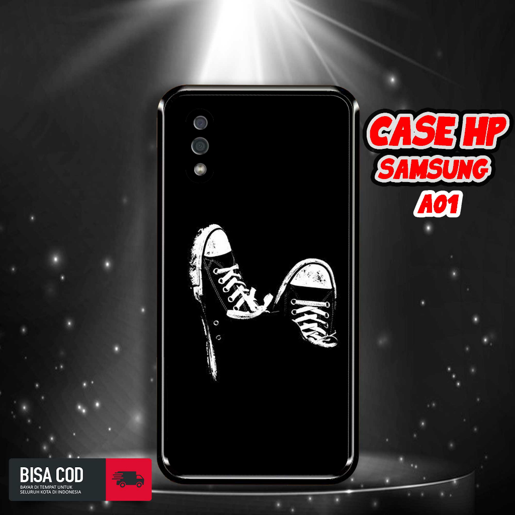 Case Samsung A01 Motif [SPOKAT] Casing Samsung A01 TERBARU Hardcase Glossy Kilau 2D Case Hp Samsung 