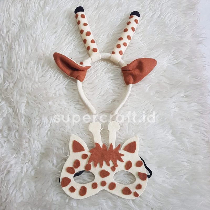 Bando Jerapah Kostum Hewan Topeng Binatang Giraffe