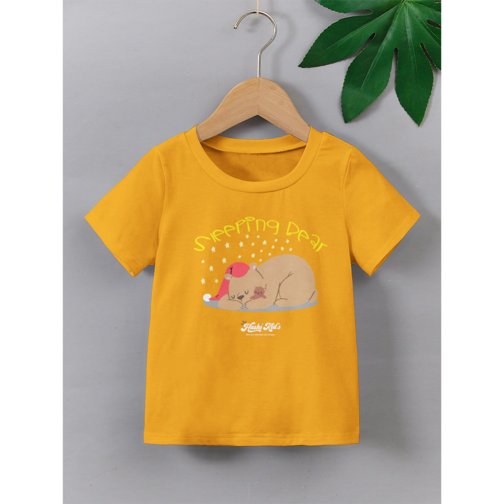 Kaos Anak Bear Sleeping Star - Atasan Anak Laki Laki Dan Perempuan