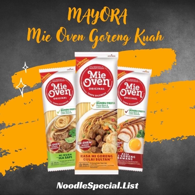 

Mayora Mie Mi Oven Original Tanpa Digoreng 71gram