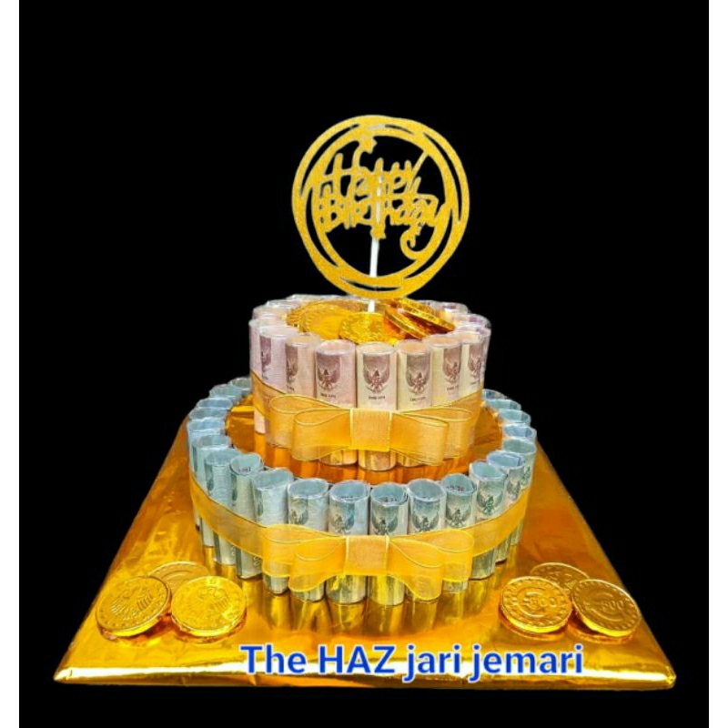 

Money Tart Cake / Money Tower Murah Uang Asli