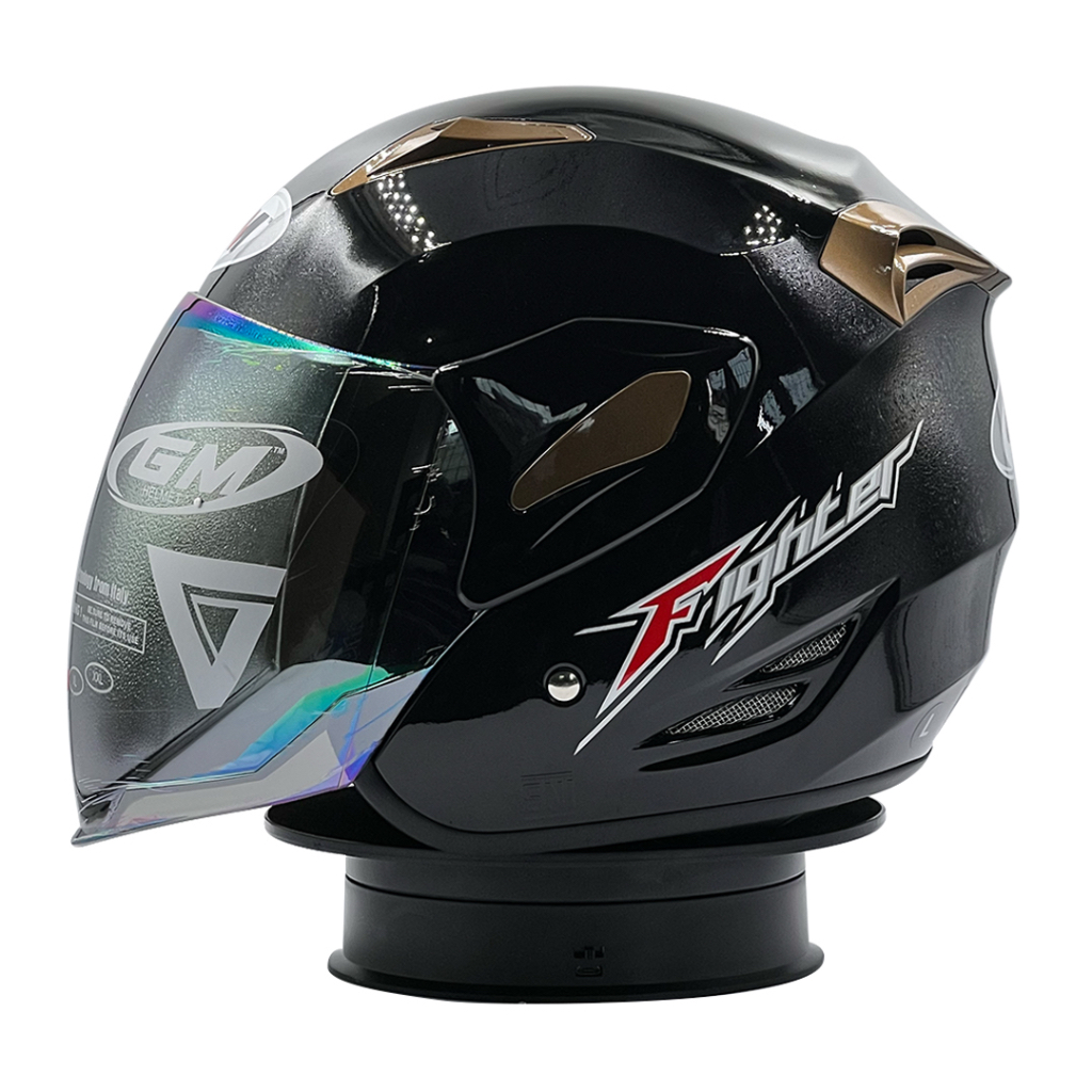 Helm GM Fighter Solid Black