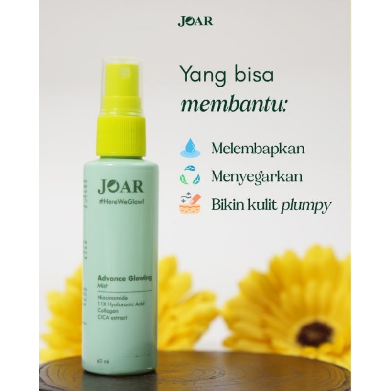 Joar skincare Advance glowing face mist original BPOM HALAL
