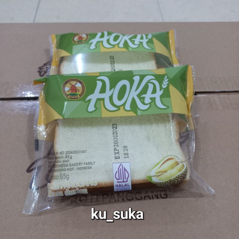 

Aoka Roti Panggang Varian Durian lembut