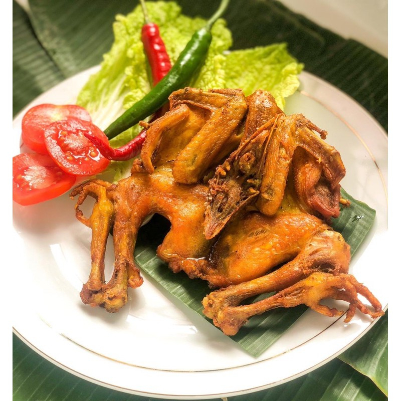 

ayam pejantan goreng 1 ekor dan jeroan
