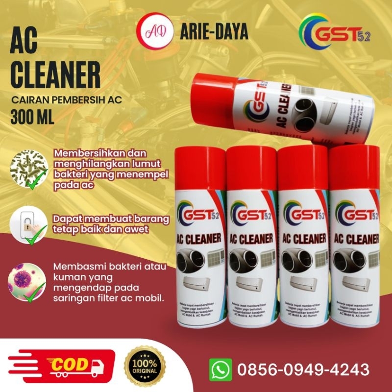 AC Cleaner Pembersih AC Mobil dan Rumah 300 ml Gst52