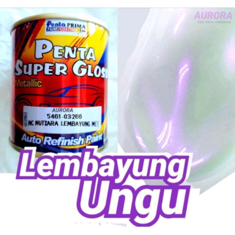 Cat Lembayung Ungu Penta Super Gloss 5461-03266 Pearl Violet