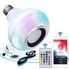 TUKUYU-Lampu LED Speaker Bluetooth 2 In 1 - Bohlam Speaker Musik / Wireless Dengan Lampu LED RGB E27