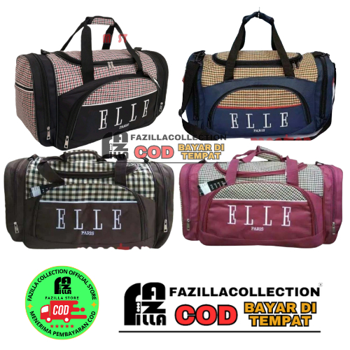 FAZILLA Tas pakaian pria wanita MURAH/Travel bag ELLE - Tas pakaian buat mudik Tas pakaian travelbag