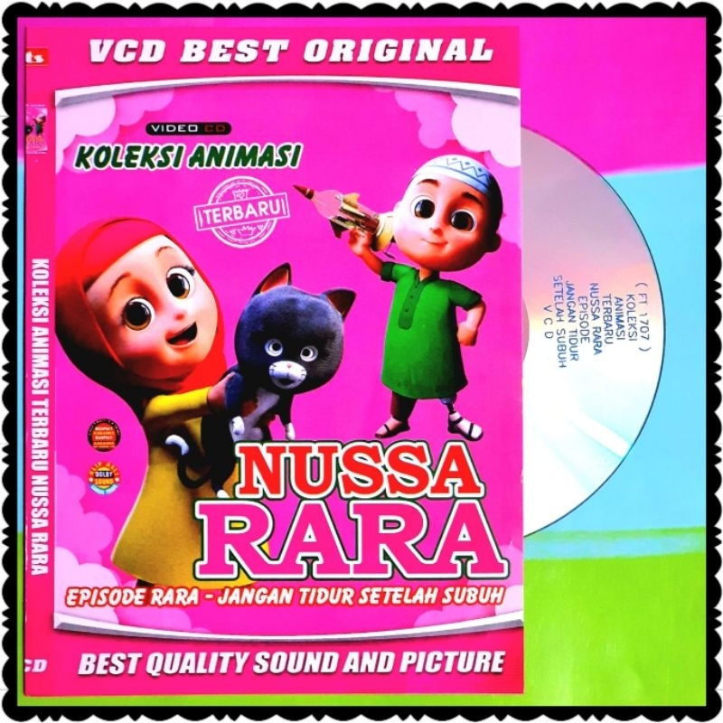 KASET VIDEO LAGU NUSSA RARA - KASET LAGU ANAK ANAK RELIGI KASET LAGU SOUNTRACK FILM NUSSA & RARA TER