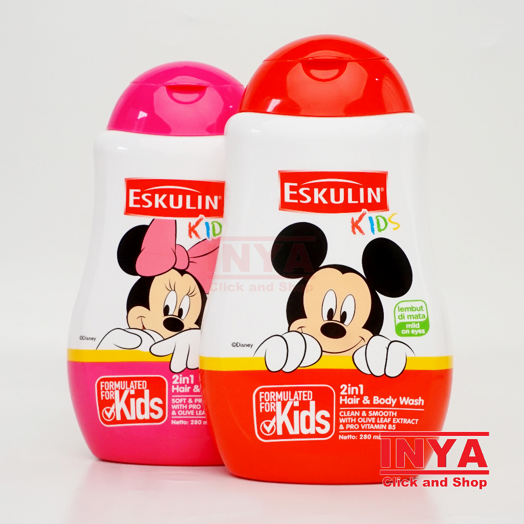 Eskulin Kids 2 in 1 Hair and Body Wash - Sabun &amp; Shampoo Anak
