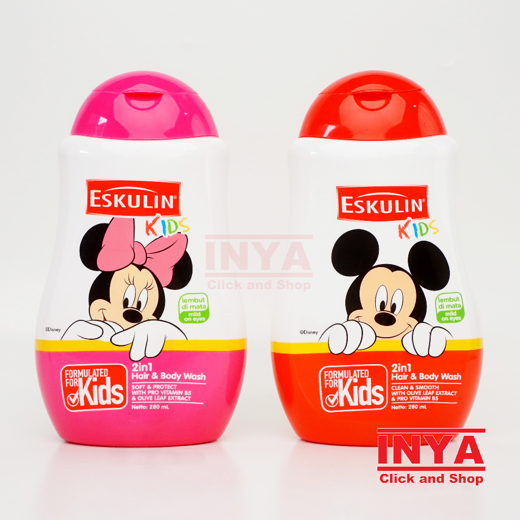 Eskulin Kids 2 in 1 Hair and Body Wash - Sabun &amp; Shampoo Anak