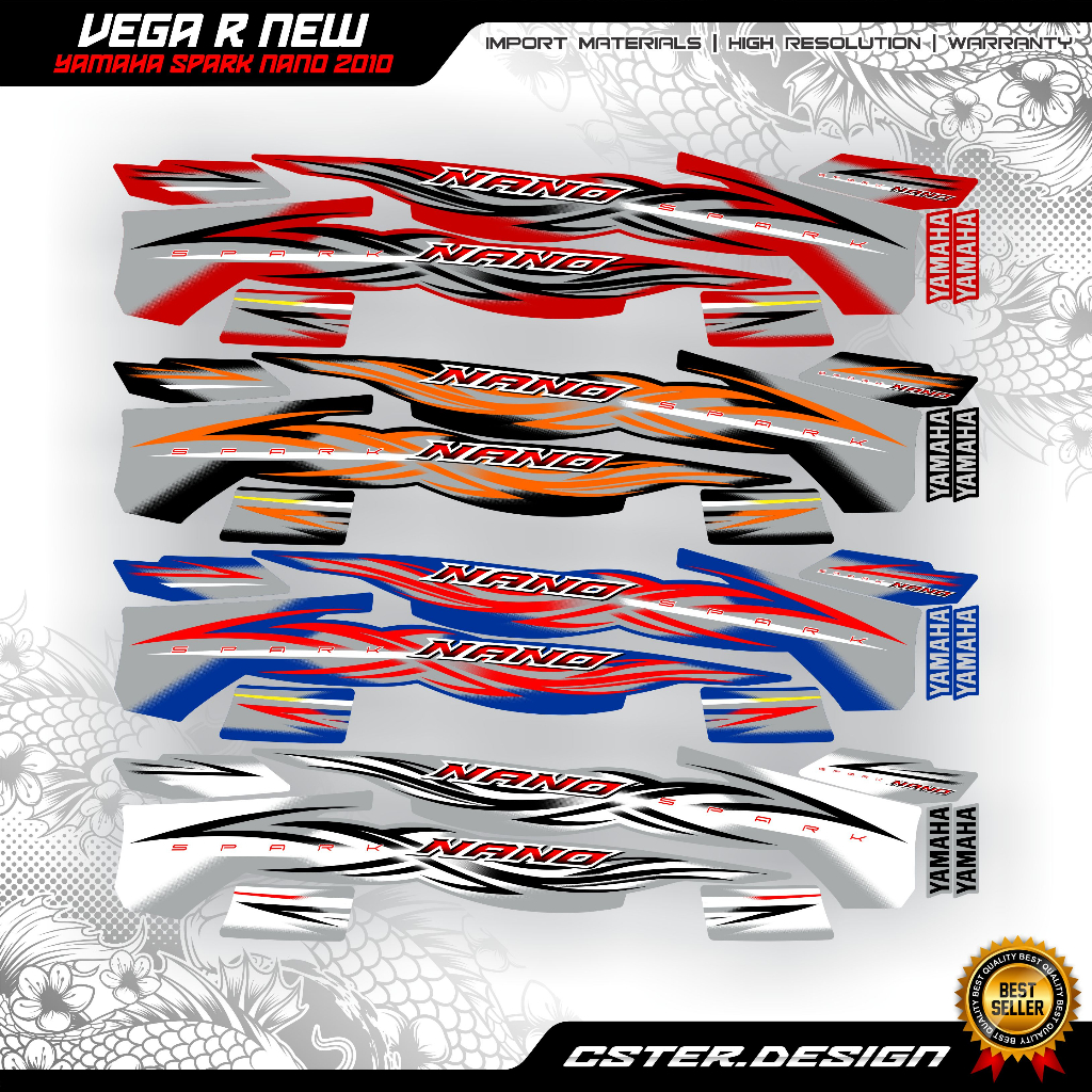 STRIPING YAMAHA spark nano 2010 VEGA R NEW
