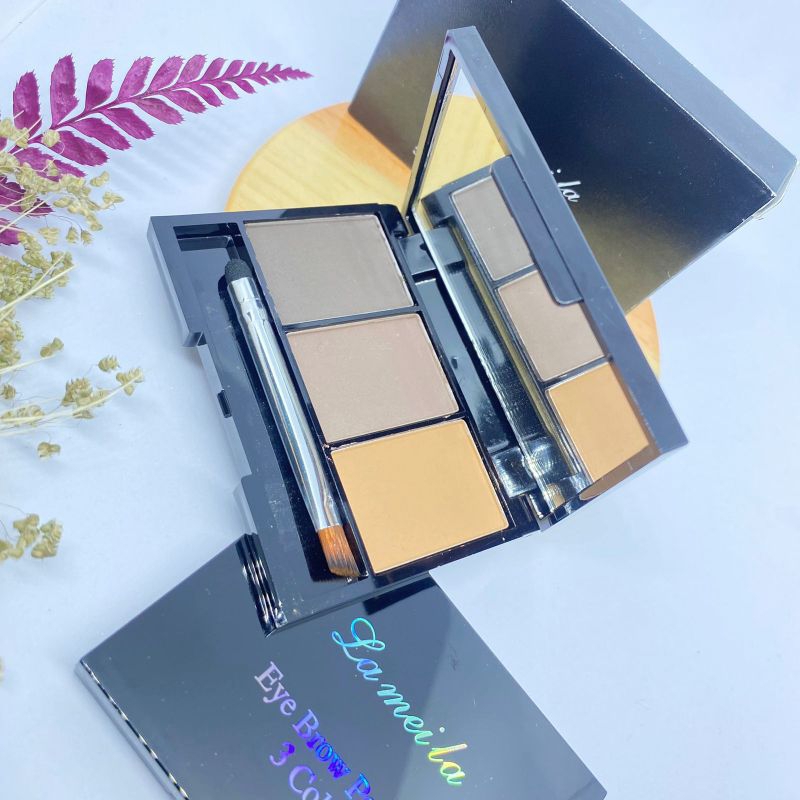 Lameila 3 Color Eyebrow Powder 3605 Bedak Alis 3in1 Waterproof