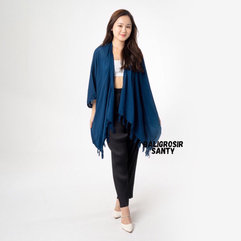 Cardigan Pantay Auter Polos Bali Outer Rumbai Rayon Premium