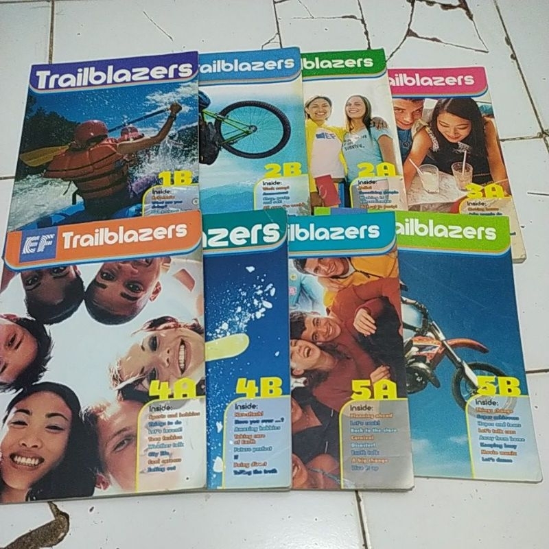 HARGA 1AN EF TRAILBLAZERS STUDENT BOOK 1A. 2A. 2B. 3A. 4A. 4B.5A. 5B