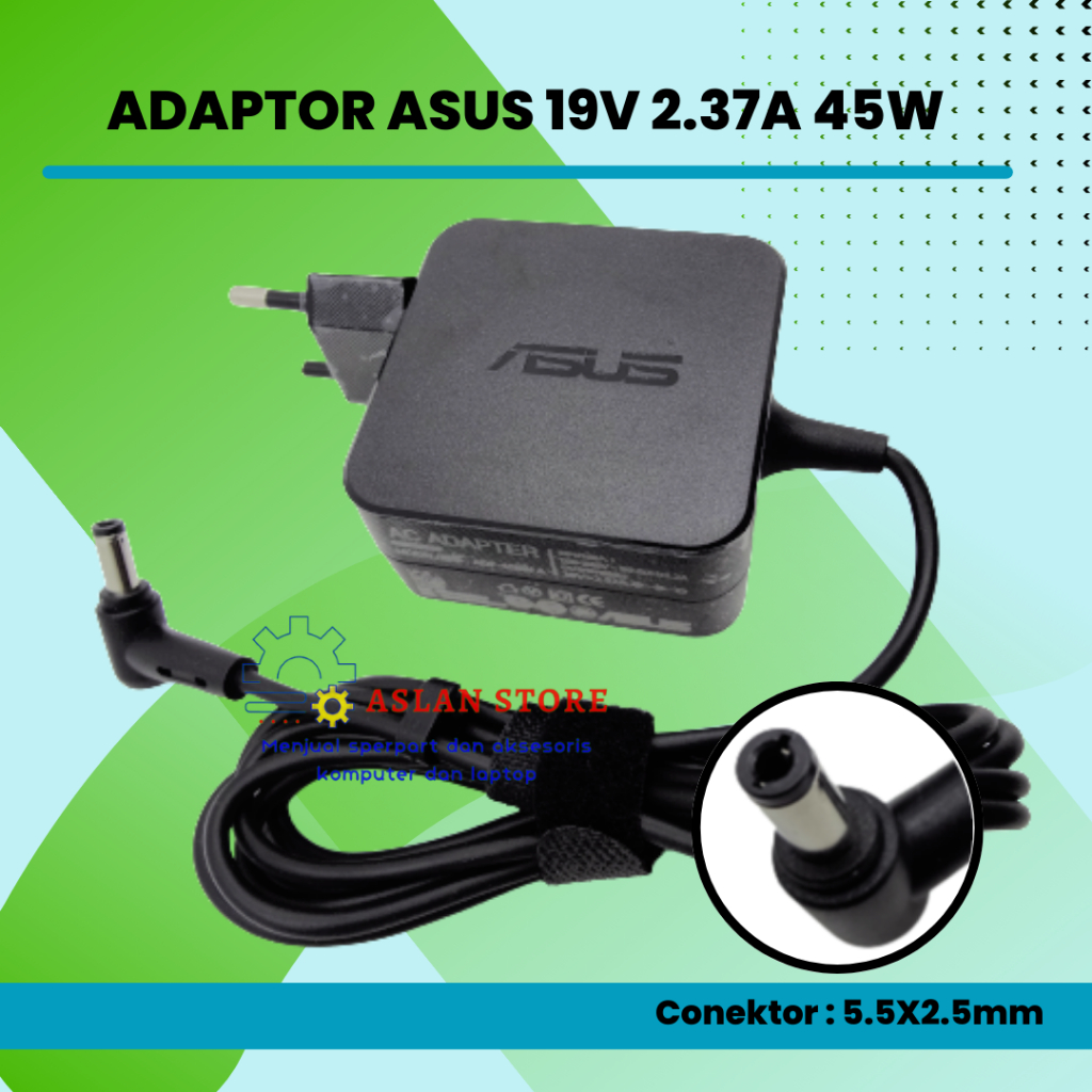 AC Power Adaptor Charger 45W 19V 2.37A Original ASUS  X454Y X454 X454W X454WA X454WE Asus X551 X451c F451C X452E