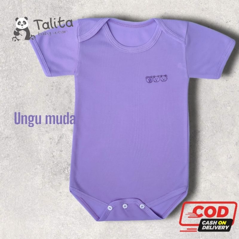 Jumper Bayi Polos Jumpsuit Bayi Perempuan Bodysuit Baby Talitababy