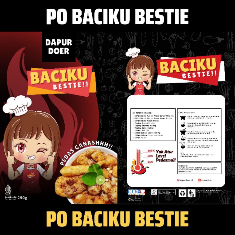 

PO Baciku Bestie Isi 9pcs