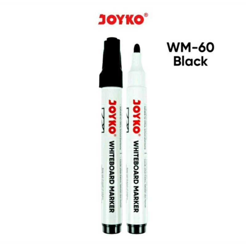 SPIDOL WHITEBOARD MARKER BLACK  WM - 60 JOYKO