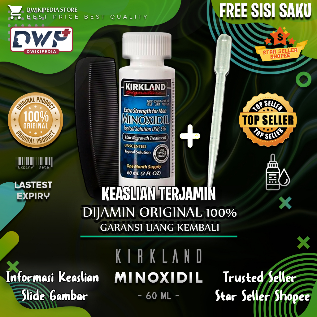 Kirkland Minoxidil 5% Original Costco USA 100%