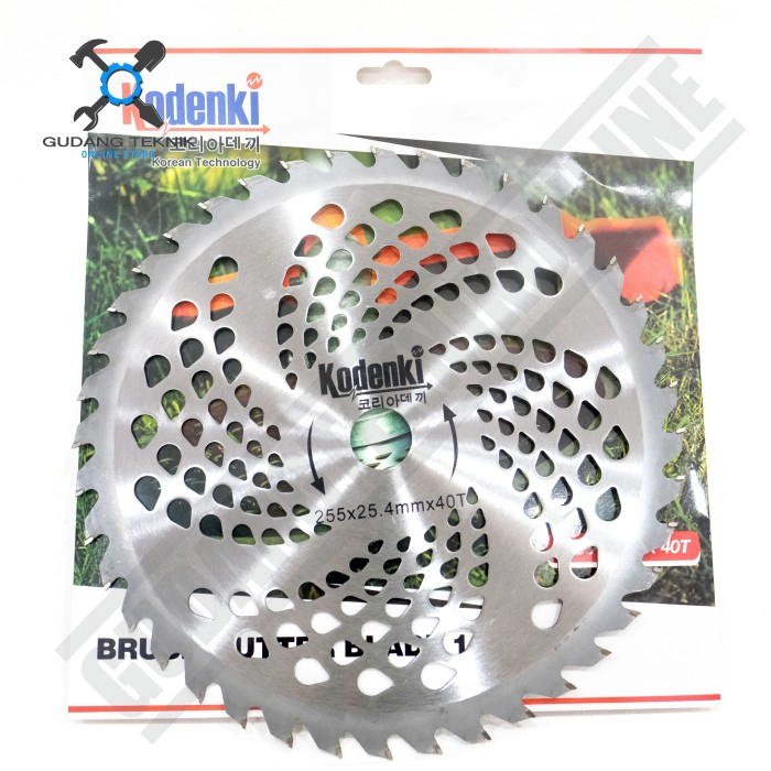 Mata Pisau Bulat Potong Rumput 10&quot; 40T KODENKI / Tip Saw Blade 10 Inch 40 Gigi 255mmx25,4mm 10&quot;X40T KODENKI