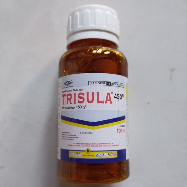 Insektisida Sistemik Trisula 450 SL kemasan 100 ml
