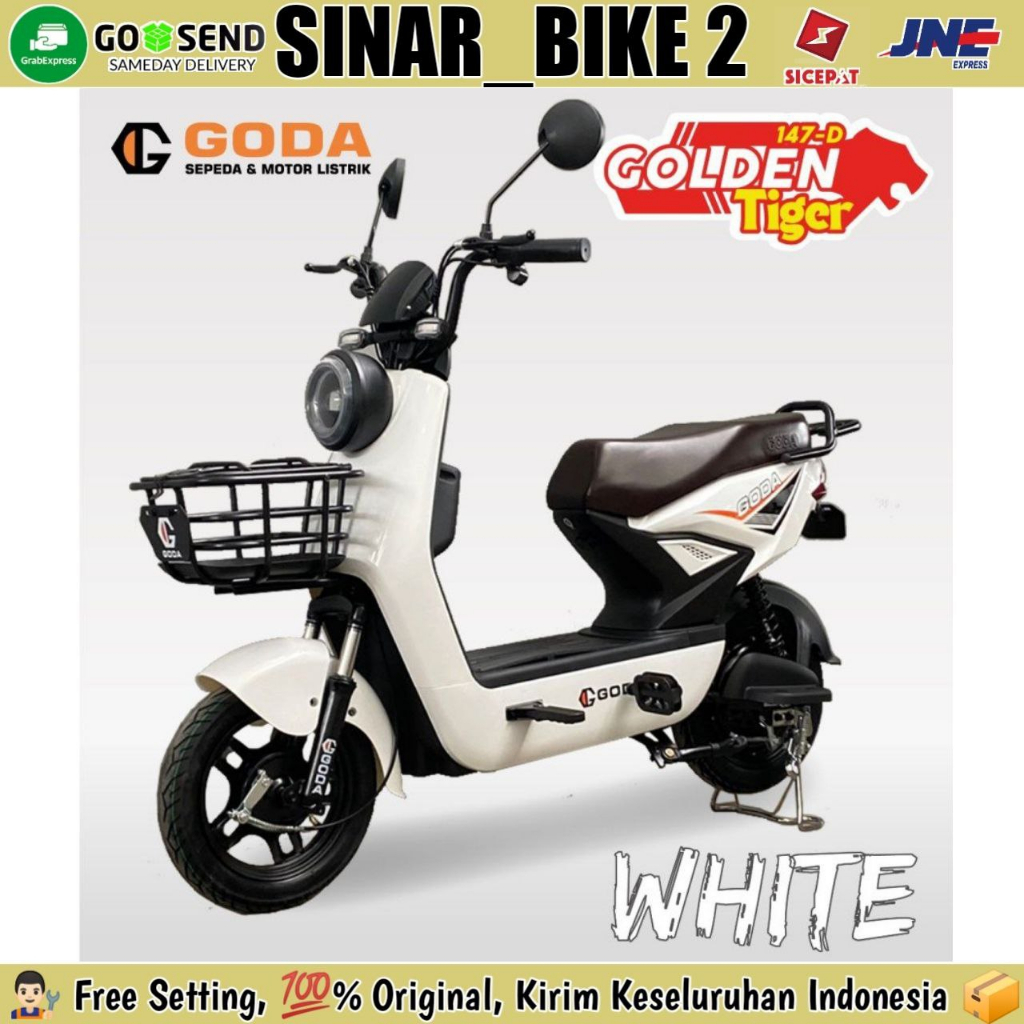 Sepeda Listrik GODA GOLDEN TIGER 147 D &amp; 147 DS 500 Watt Electric Bike