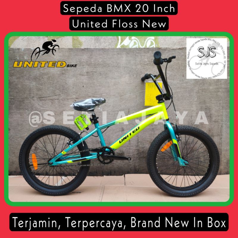 Sepeda Anak BMX 20 Inch UNITED FLOSS Steel New