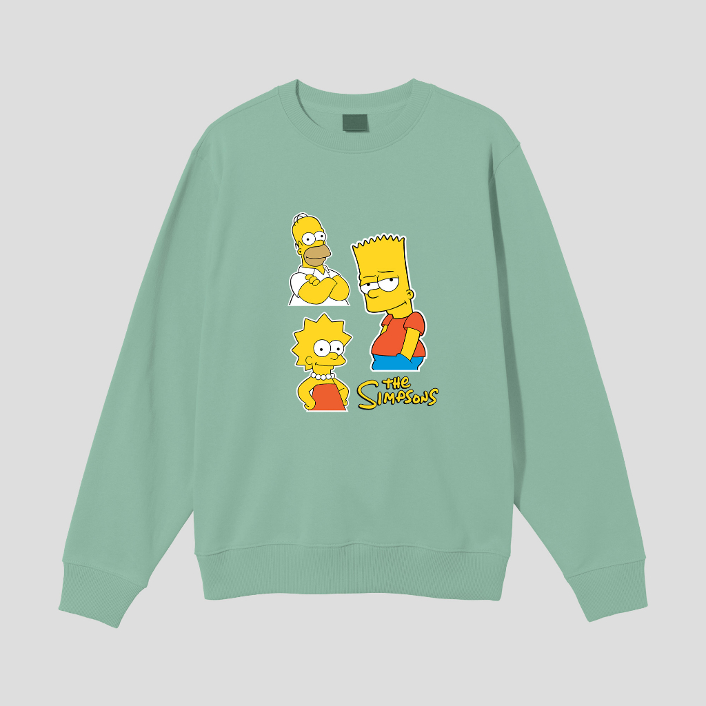 THE SIMPSONS SWEATER CREWNECK PRIA WANITA Size M-XXL