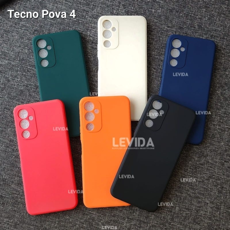 Tecno Pova 4 Tecno Pova 4 Pro Softcase Macaron Square / Case Square Edge Case Tecno Pova 4 Tecno Pov
