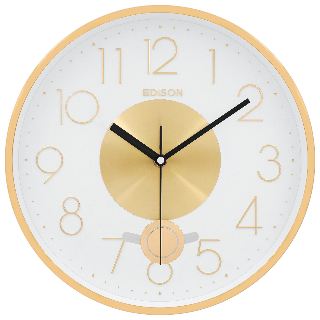 Jam Dinding Bandul Edison EQ290 AL Bandul Diameter 290mm 29cm