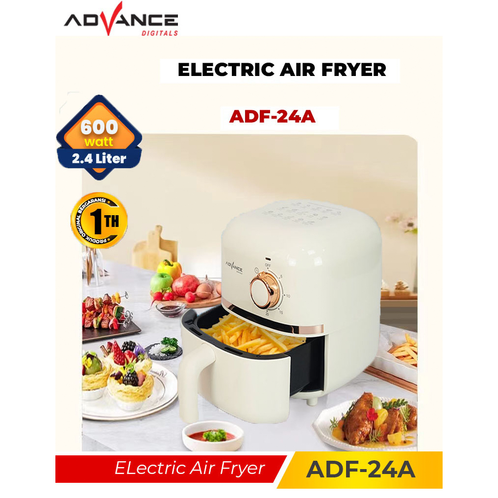 Air Fryer Advance low watt 600W Penggorengan penggorengan tanpa minyak