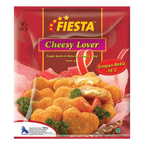 

CHEESY LOVER FIESTA 500 gr / NUGGET KEJU FIESTA MURAH