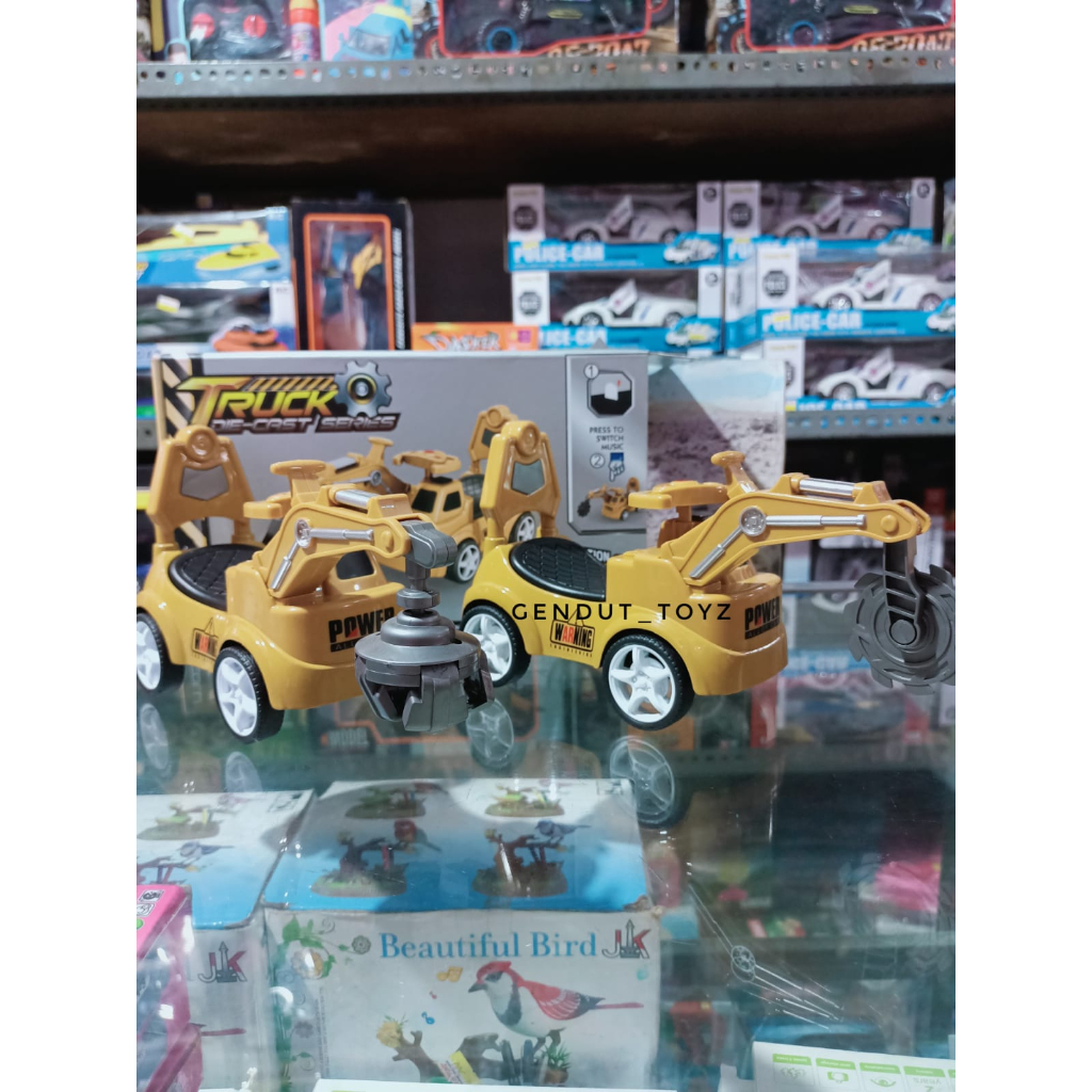 mainan truck kontainer diecast