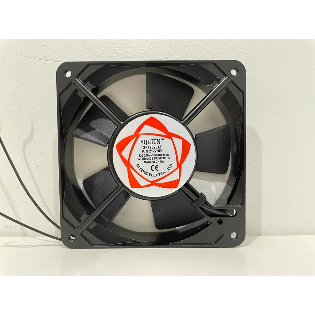 Kipas AC 220V 12cm Murah / Fan AC 220 Volt 12x12 cm tebal 2.6 cm Murah