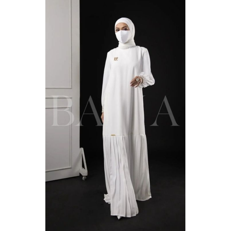 Azura White  dress by Bazia
